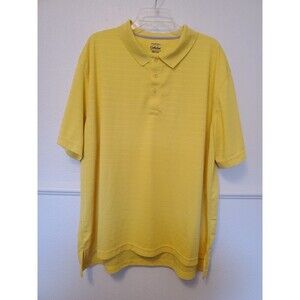 3XL Cabelas Polo Shirt Mens Sz xxxl Short Sleeve Embroidered Wick Advance Yellow